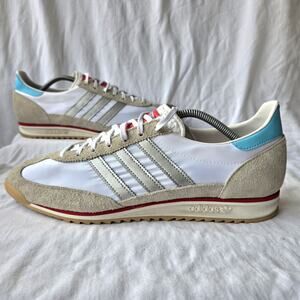 adidas SL72 'White Matte Silver Gum' EF5106 Men's Sneakers Shoes Size 11.5